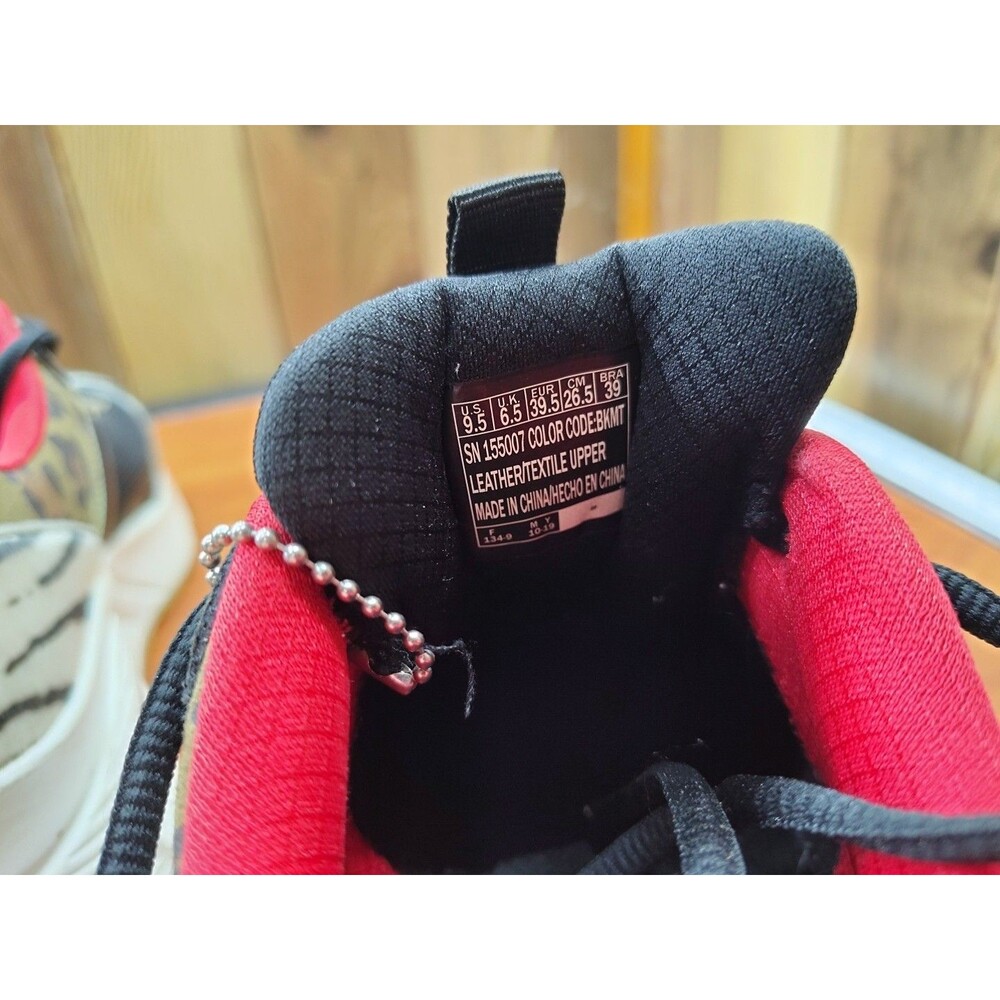 Sketchers Los Angeles The Hunt Shoes Womens 9.5 Black Animal Print Chunky - Picture 9 of 10